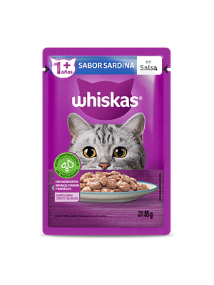 Whiskas sobre sabor sardina salsa 85g