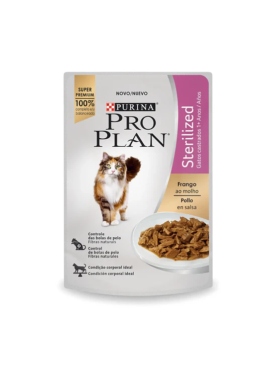 Proplan sobre esterilizado gato 85g 1