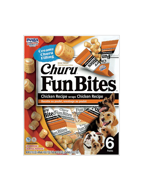 Churu perro fun bites pollo 6-pack 132g 1