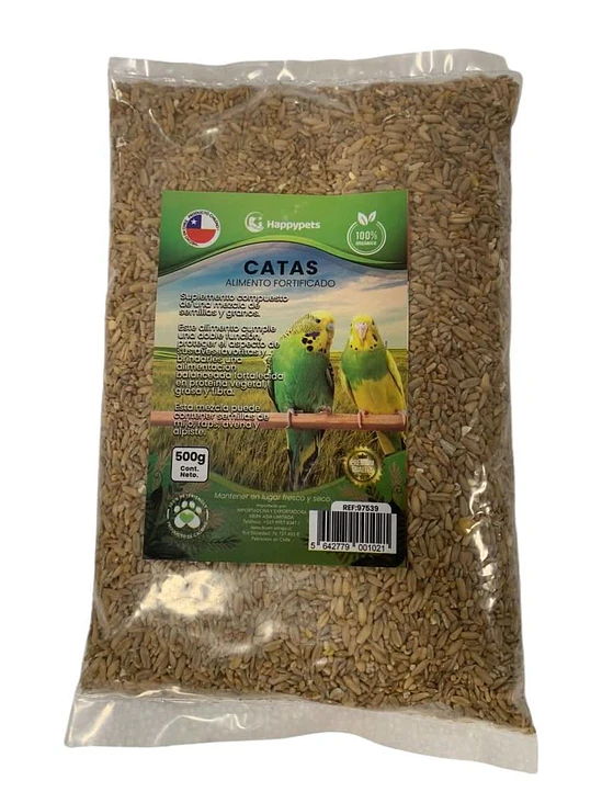 Happypets Alimento para catas 500g 1