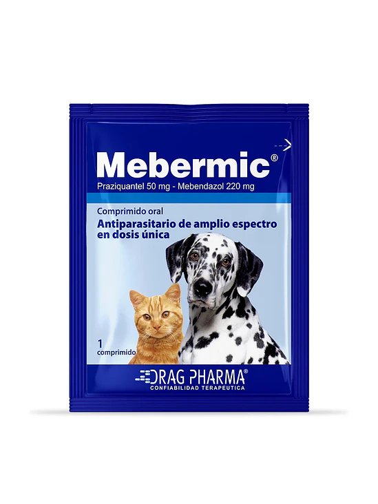 Mebermic Antiparasitario Interno Perro y Gato 1 u 1