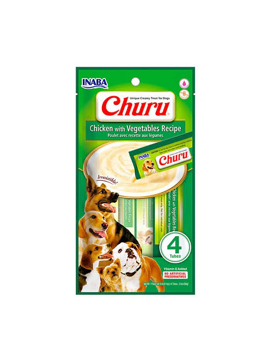 Churu Perro Pollo y Vegetales 1