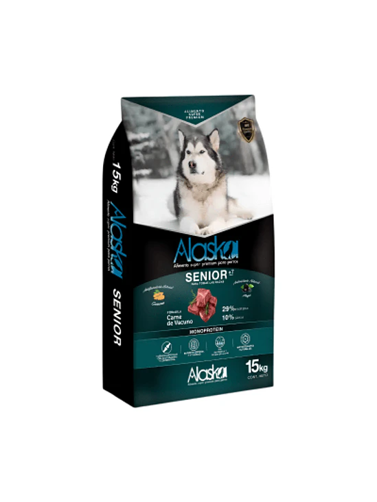 Alaska Senior Perro Adulto 15 kg 1