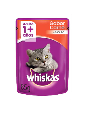 Whiskas Carne Caja (12u) Sachet 85g