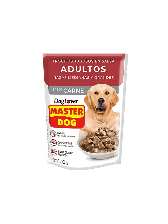 MasterDog Carne (24u) Sachet 100g 1