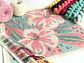 Set Hibiscus y hojas Rosadas - Miniatura 2