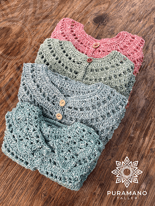 Taller por Telegram - Chaleco Julieta 