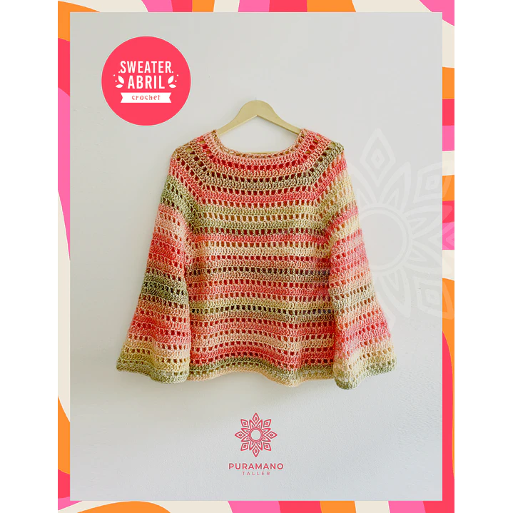 Patrón Sweater Abril 2