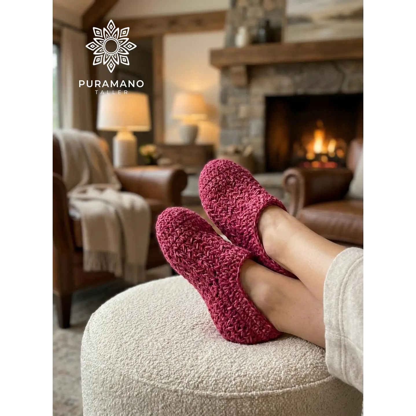 ¡NUEVO! Patrón Pantuflas a crochet 2