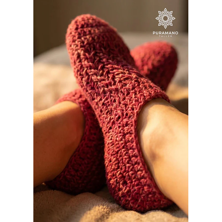 ¡NUEVO! Patrón Pantuflas a crochet 3