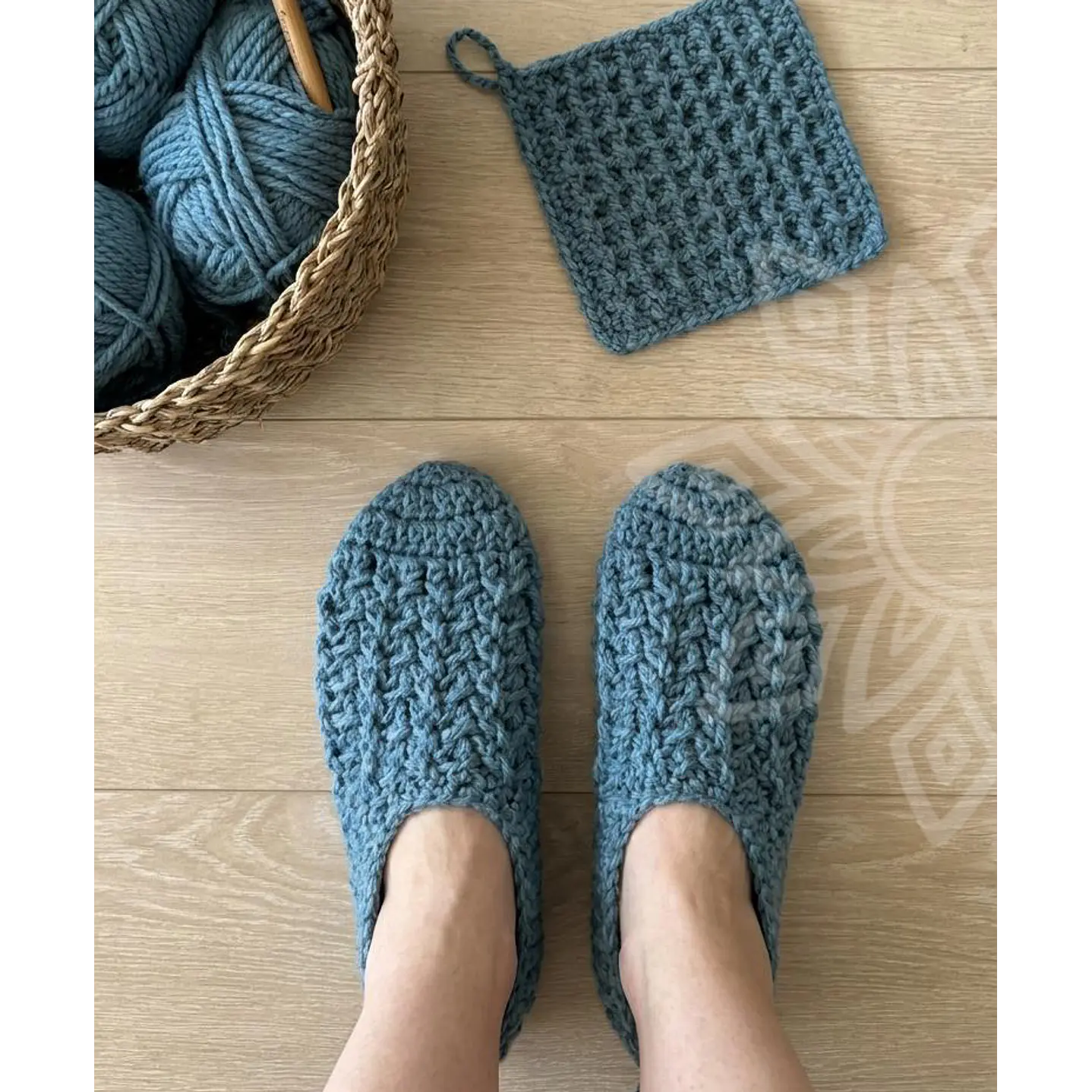 ¡NUEVO! Patrón Pantuflas a crochet 4