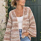 Cardigan tejido a crochet - Miniatura 1