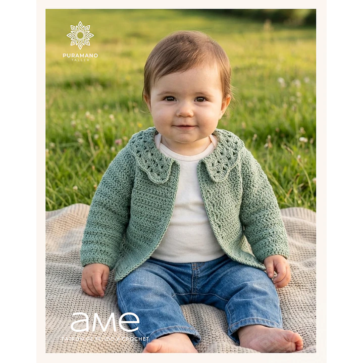 Cardigan Ame 🧶🌿 | Te lo Tejo! 3