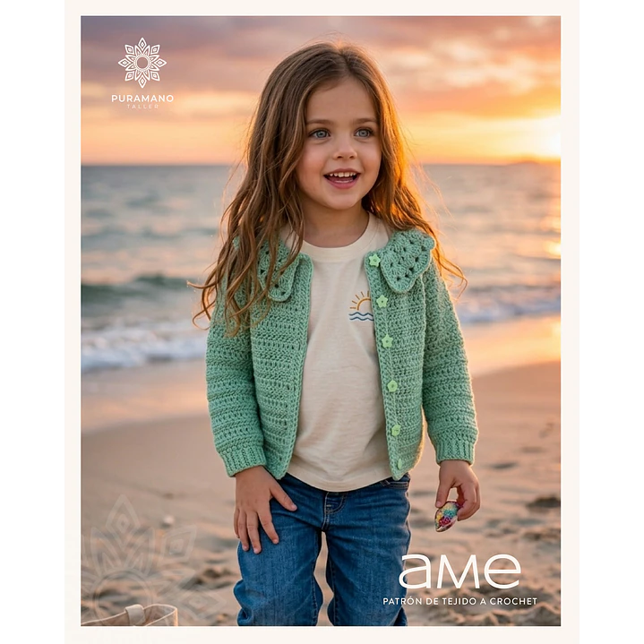 Cardigan Ame 🧶🌿 | Te lo Tejo! 4