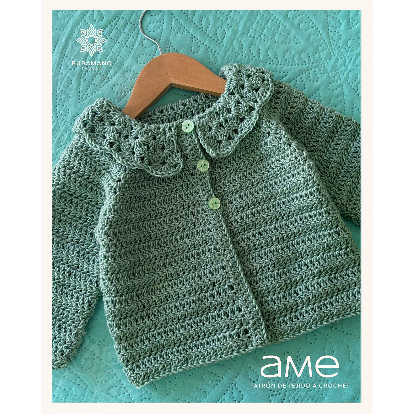 Cardigan Ame 🧶🌿 | Te lo Tejo! 1