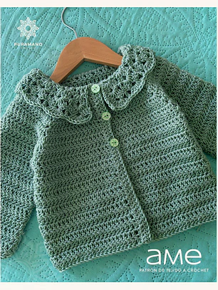 Cardigan Ame 🧶🌿 | Te lo Tejo!