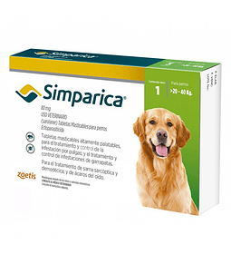 Simparica 20 a 40kgs