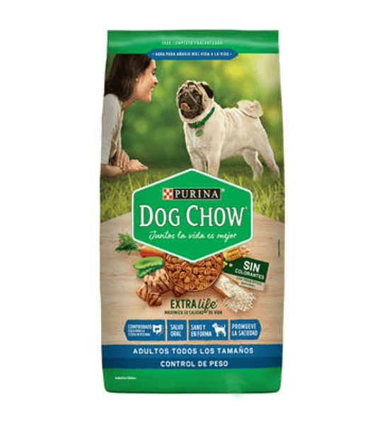 DogChow Adulto control de peso 15kgs