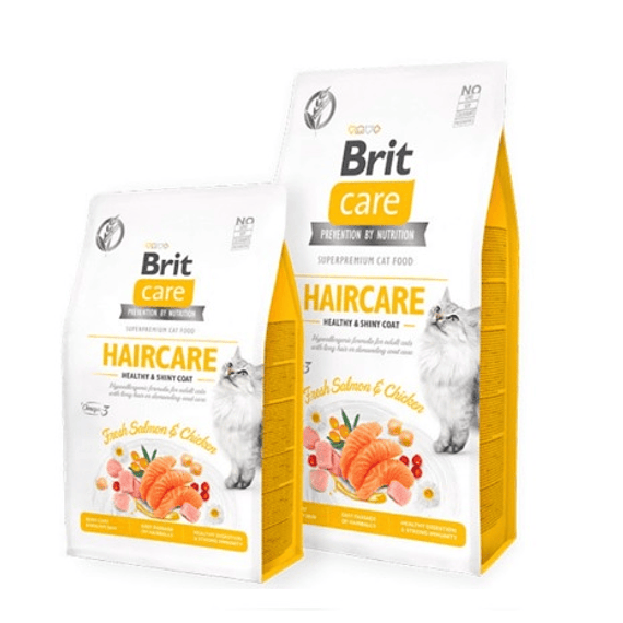 Brit Care Felino Haircare Salmón&Pollo GF 2kgs 