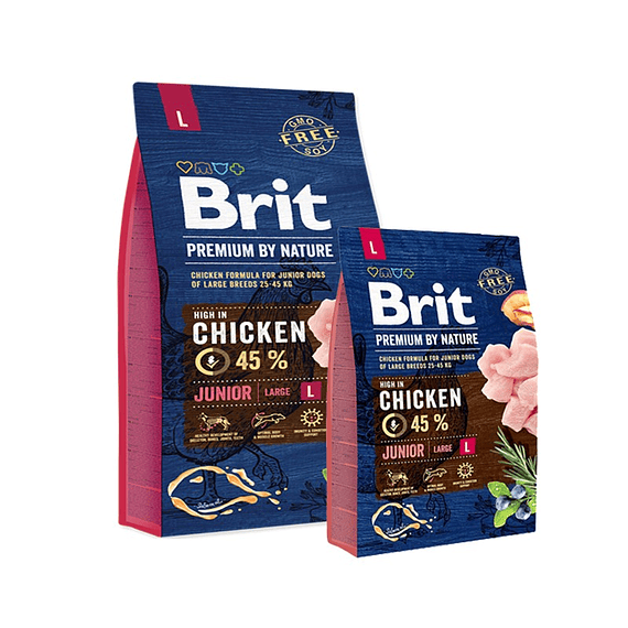 Brit Premium By Nature Junior Large 15kgs