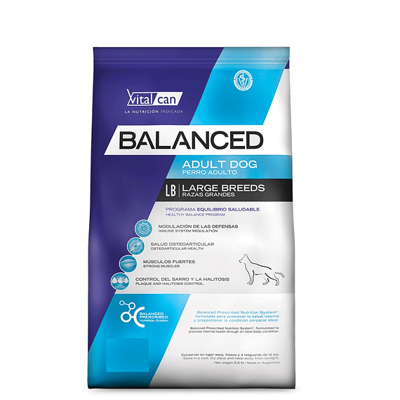 Balanced Canino Adulto Grande 15kgs