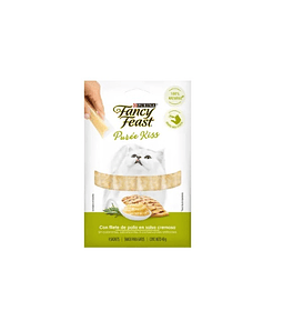 Puree Kiss Purina Pollo Snack Cremoso 4Tubos