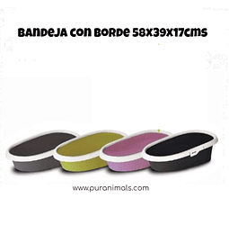 Bandeja con borde XL 58x39x17cms