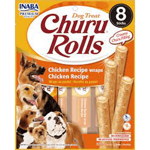 Churu Rolls perros 8 unds