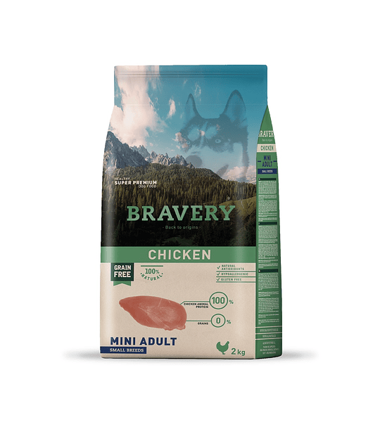 Bravery Adulto Raza Pequeña 2kgs 