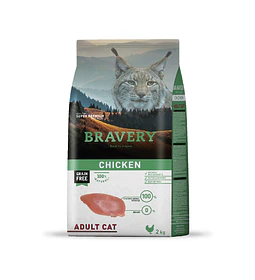 Bravery Felino Adulto Pollo Esterilizado 7kgs
