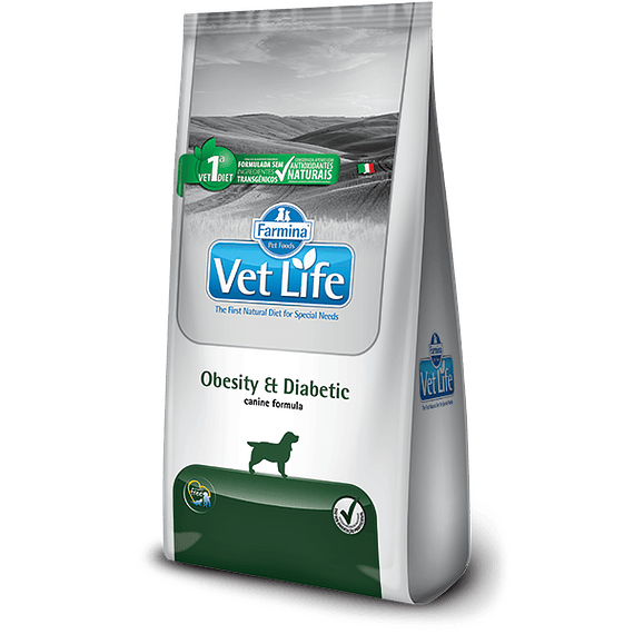 Vetlife Canino Obesity & Diabetic 10kgs