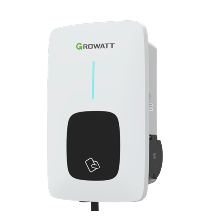 Carregador trifásico de 22 kw com tomada Growatt 1