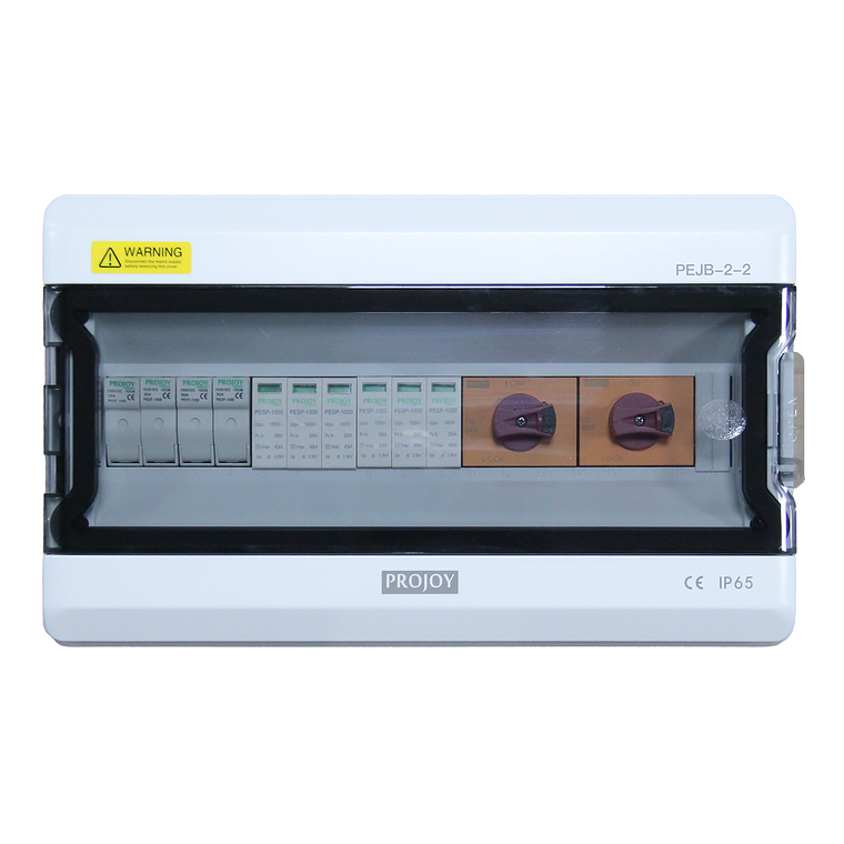 Caixa de Proteção DC 2 entradas e 2 saídas 1