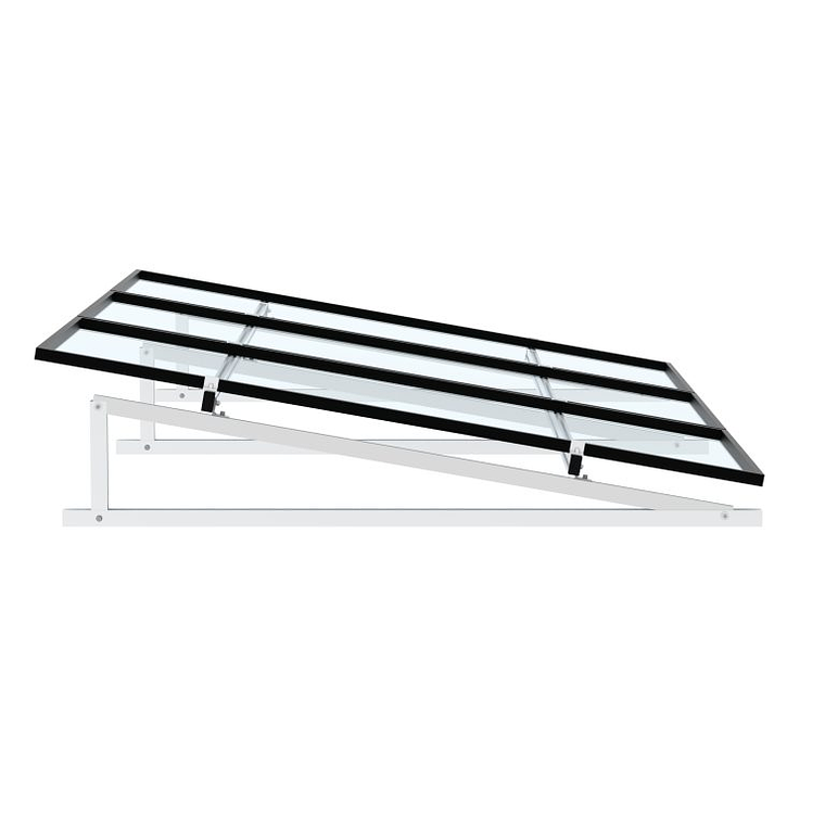 KIT de estrutura inclinada Vertical 15º de 4 módulos ENNOVA 1