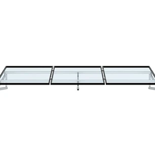KIT de estrutura inclinada Vertical 15º de 4 módulos ENNOVA
