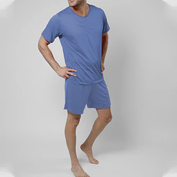 ART. 11026703 - PIJAMA HOMBRE LISO CORTO