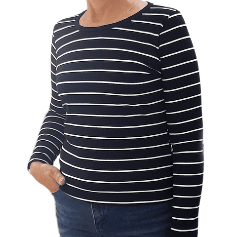 POLERA DE MUJER LISTADA DE CANUTÓN