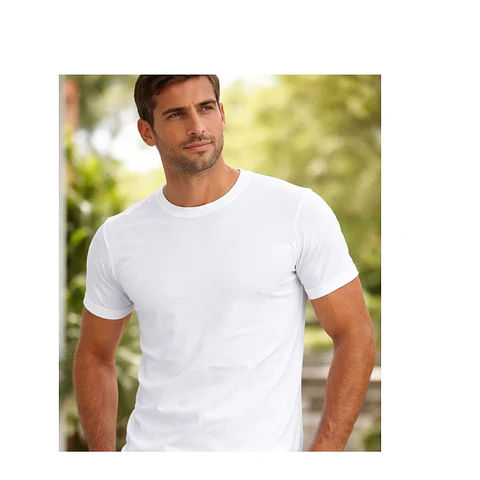 Art. 189 PACK 2 CAMISETAS KARMY HOMBRE MANGA CORTA  ALGODÓN