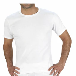 Art. 189 PACK 2 CAMISETAS KARMY HOMBRE MANGA CORTA  ALGODÓN