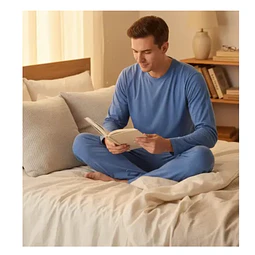 ART. 1102703 - PIJAMA HOMBRE LISO LARGO