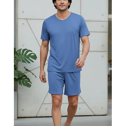 Art.1102603 Pijama Karmy Jerser Polycotton Hombre Corto