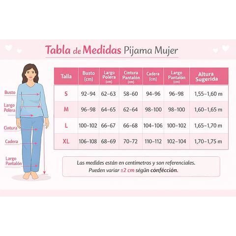 Pijama Mujer Karmy Largo Polycotton 50 % algodón / 50 % poliéster