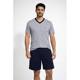 Pijama Karmy Jersey Polycotton Cuello V Corto