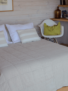 Cubrecamas King-Super King Natural