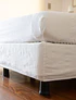 Faldón Elasticado Blanco 1.5 Plazas