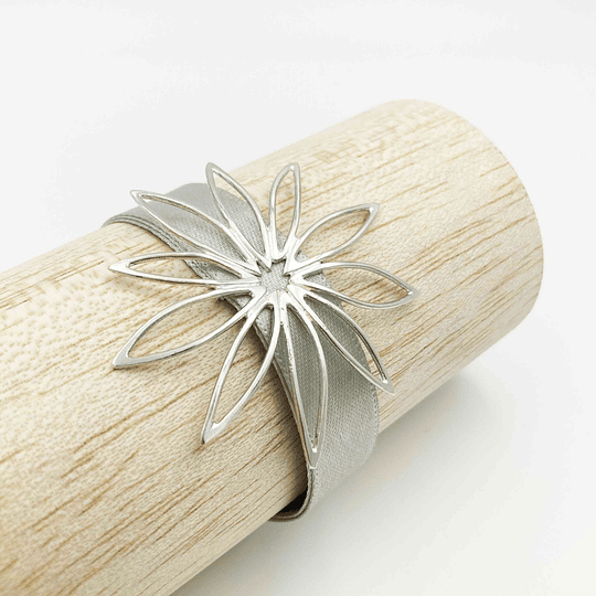 Pulsera gran Crisantemo de plata