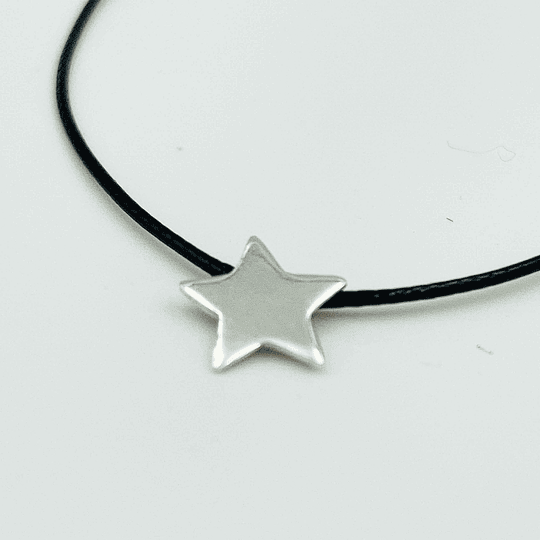 Collar estrella de plata