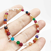 Pulsera Agatas multicolor