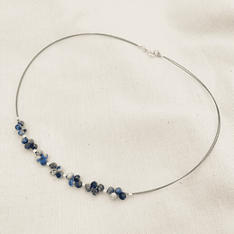 Collar trenza Lapislázuli 