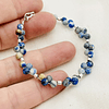 Pulsera trenza Lapislazuli